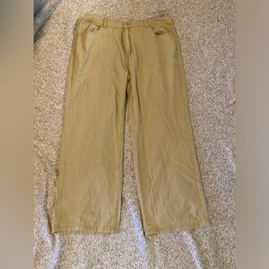 Khaki straight leg jeans size 2XL (16)
